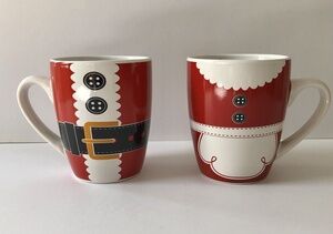 Mr. and Mrs. Claus Coffee Mugs TMD Holdings Dishwasher/Microwave Safe